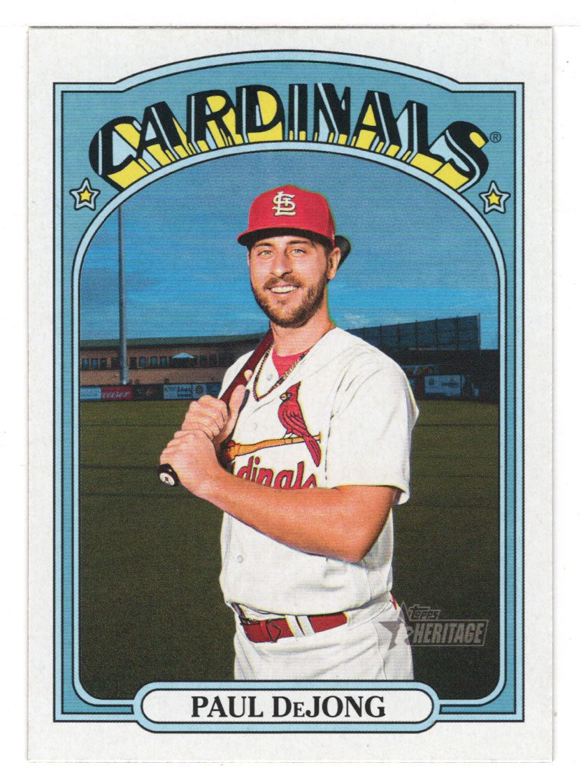 Paul DeJong - St. Louis Cardinals (MLB Baseball Card) 2021 Topps Heritage # 554 Mint