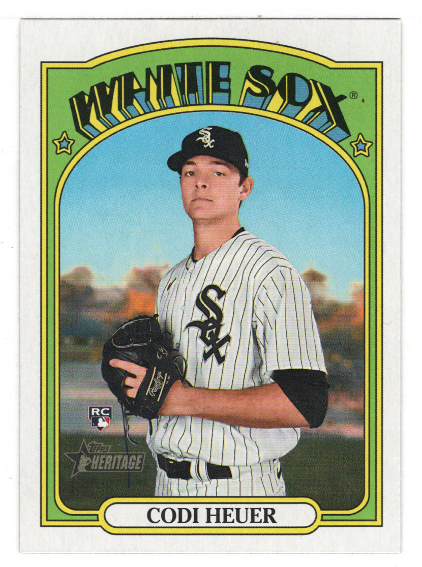 Codi Heuer RC - Chicago White Sox (MLB Baseball Card) 2021 Topps Heritage # 555 Mint