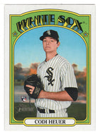 Codi Heuer RC - Chicago White Sox (MLB Baseball Card) 2021 Topps Heritage # 555 Mint