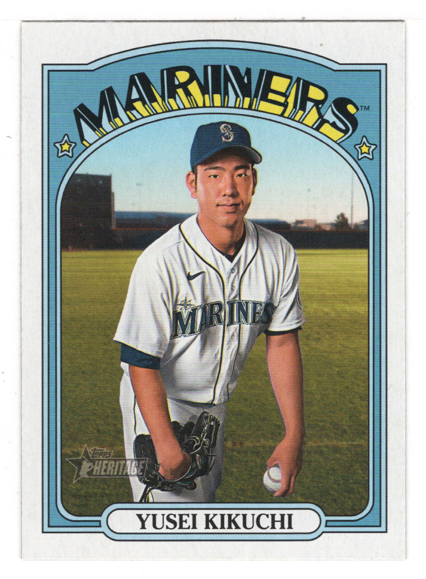Yusei Kikuchi - Seattle Mariners (MLB Baseball Card) 2021 Topps Heritage # 557 Mint