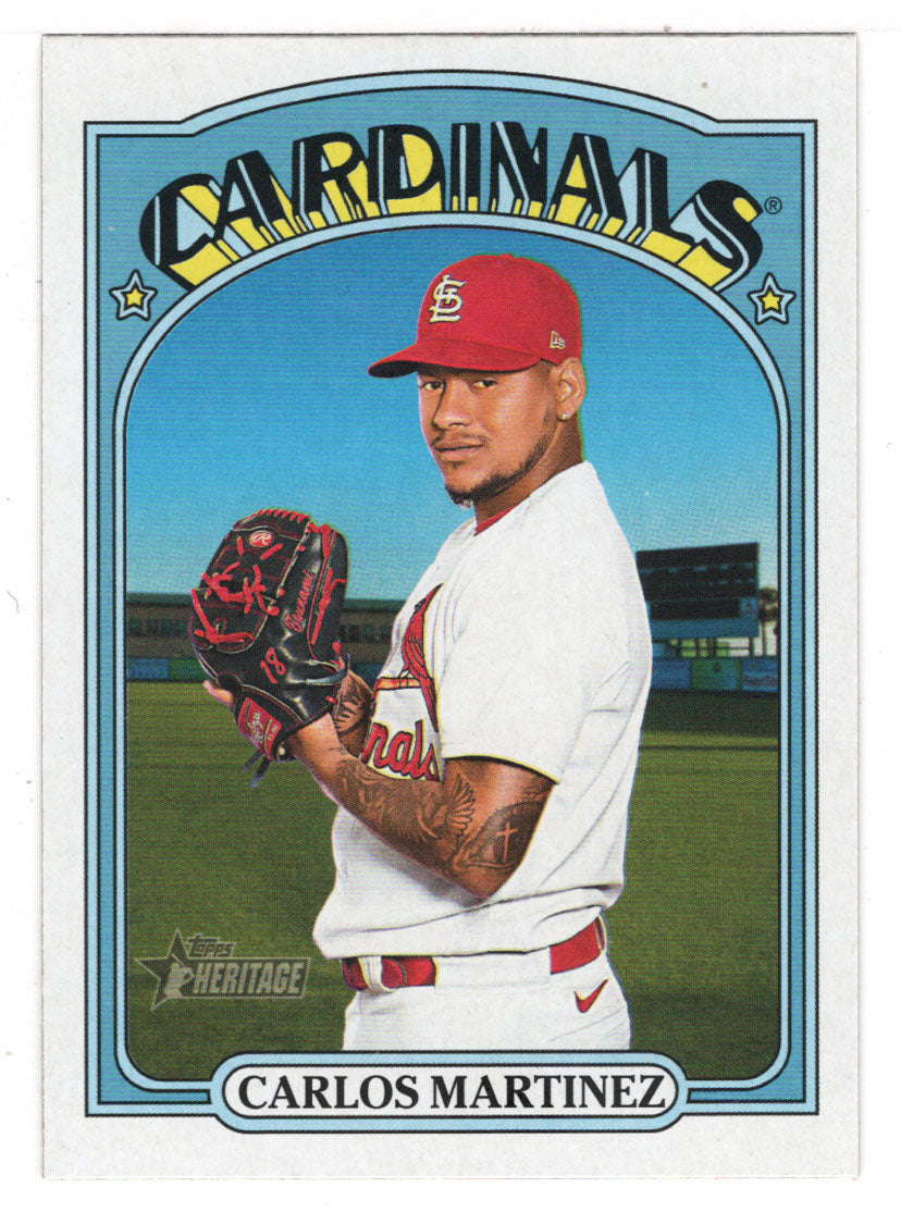 Carlos Martinez - St. Louis Cardinals (MLB Baseball Card) 2021 Topps Heritage # 559 Mint