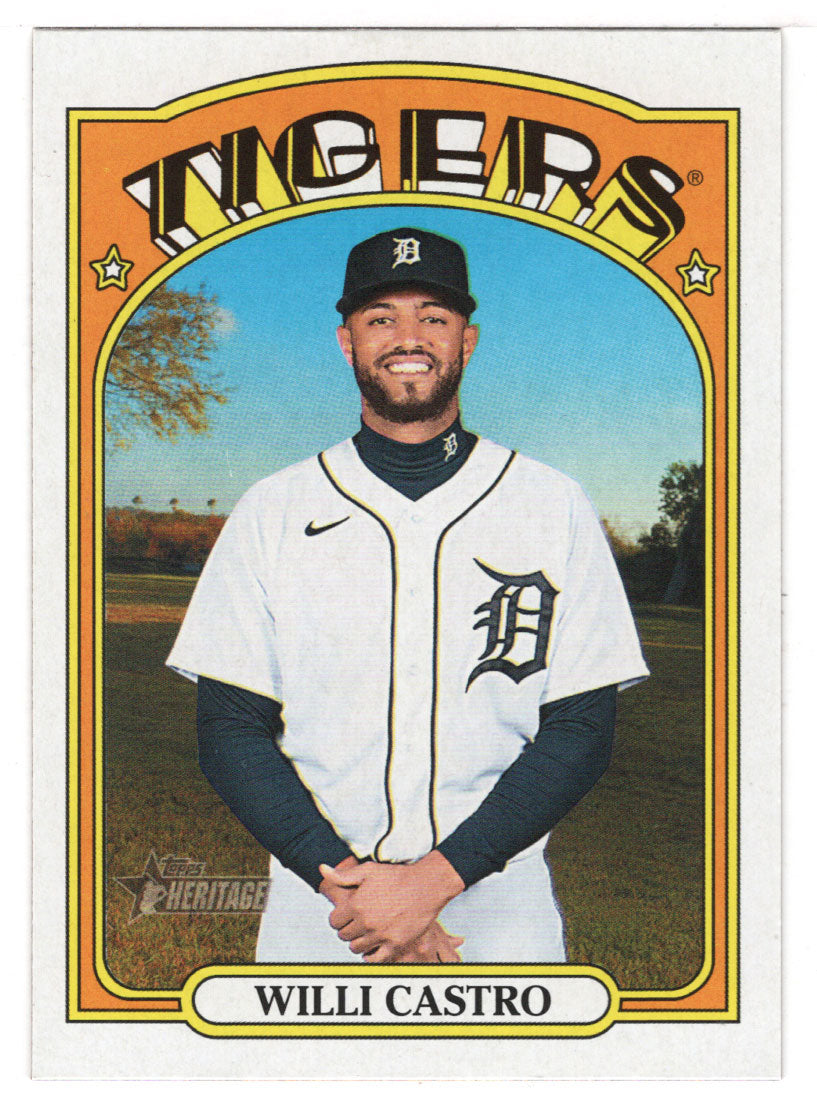 Willi Castro - Detroit Tigers (MLB Baseball Card) 2021 Topps Heritage # 567 Mint