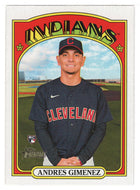 Andres Gimenez RC - Cleveland Indians (MLB Baseball Card) 2021 Topps Heritage # 569 Mint