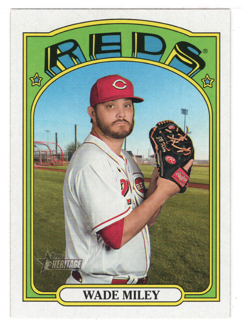 Wade Miley - Cincinnati Reds (MLB Baseball Card) 2021 Topps Heritage # 573 Mint