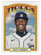 Daz Cameron RC - Detroit Tigers (MLB Baseball Card) 2021 Topps Heritage # 575 Mint