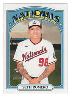 Seth Romero RC - Washington Nationals (MLB Baseball Card) 2021 Topps Heritage # 580 Mint