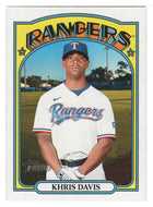 Khris Davis - Texas Rangers (MLB Baseball Card) 2021 Topps Heritage # 581 Mint