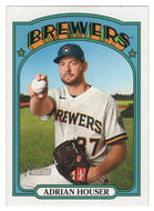 Adrian Houser - Milwaukee Brewers (MLB Baseball Card) 2021 Topps Heritage # 583 Mint