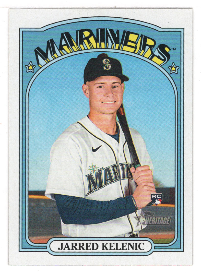 Jarred Kelenic RC - Seattle Mariners (MLB Baseball Card) 2021 Topps Heritage # 584 Mint