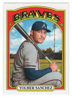 Yolmer Sanchez - Atlanta Braves (MLB Baseball Card) 2021 Topps Heritage # 585 Mint