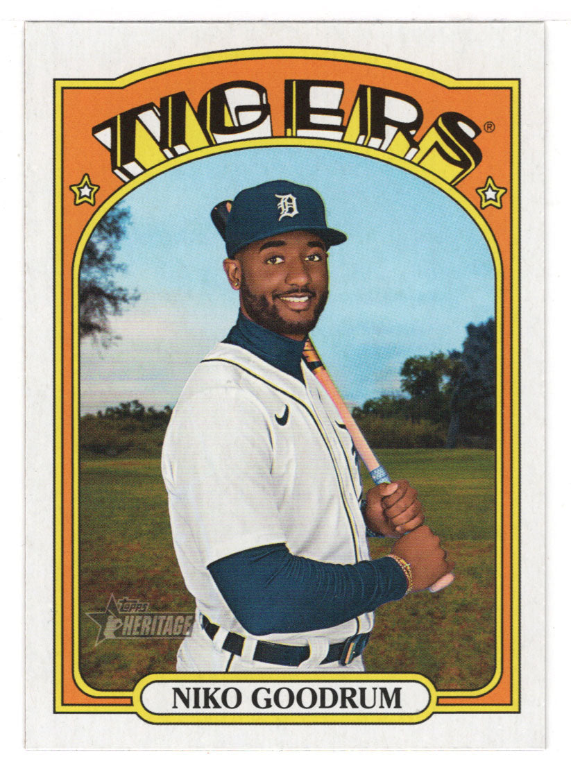 Niko Goodrum - Detroit Tigers (MLB Baseball Card) 2021 Topps Heritage # 601 Mint