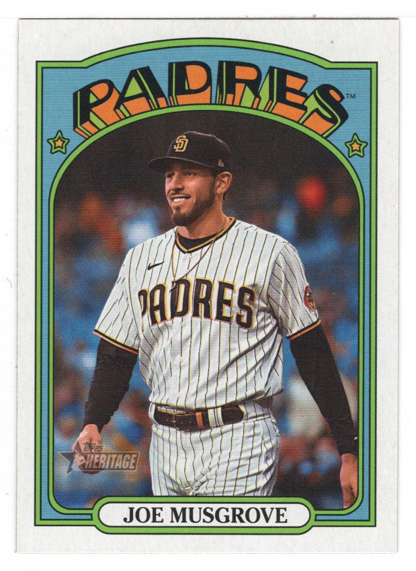 Joe Musgrove - San Diego Padres (MLB Baseball Card) 2021 Topps Heritage # 606 Mint