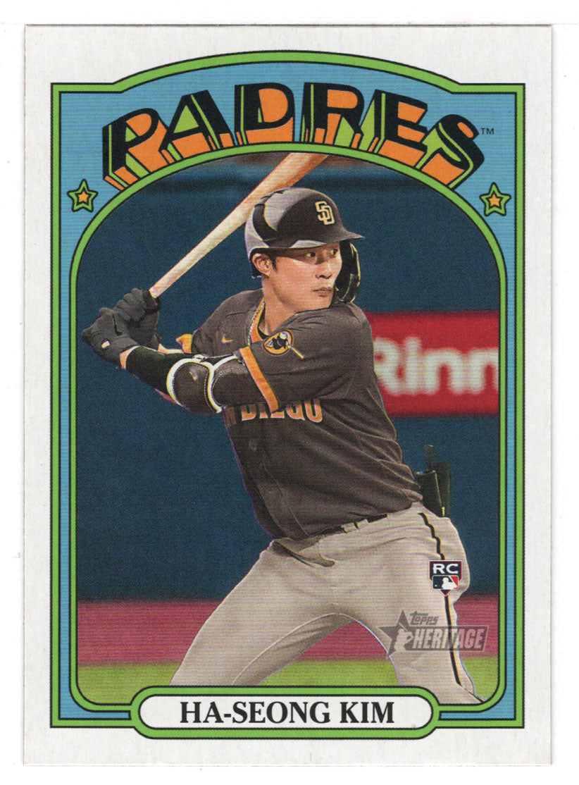Ha-Seong Kim RC - San Diego Padres (MLB Baseball Card) 2021 Topps Heritage # 619 Mint