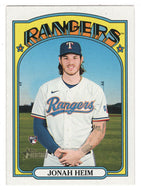 Jonah Heim RC - Texas Rangers (MLB Baseball Card) 2021 Topps Heritage # 620 Mint