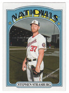 Stephen Strasburg - Washington Nationals (MLB Baseball Card) 2021 Topps Heritage # 621 Mint