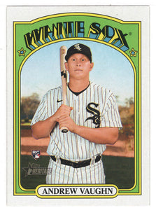 Andrew Vaughn RC - Chicago White Sox (MLB Baseball Card) 2021 Topps Heritage # 624 Mint