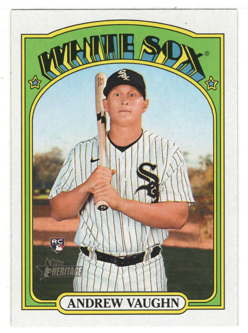 Andrew Vaughn RC - Chicago White Sox (MLB Baseball Card) 2021 Topps Heritage # 624 Mint