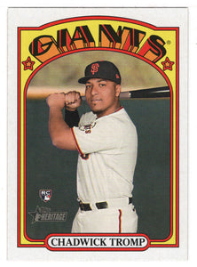 Chadwick Tromp RC - San Francisco Giants (MLB Baseball Card) 2021 Topps Heritage # 631 Mint