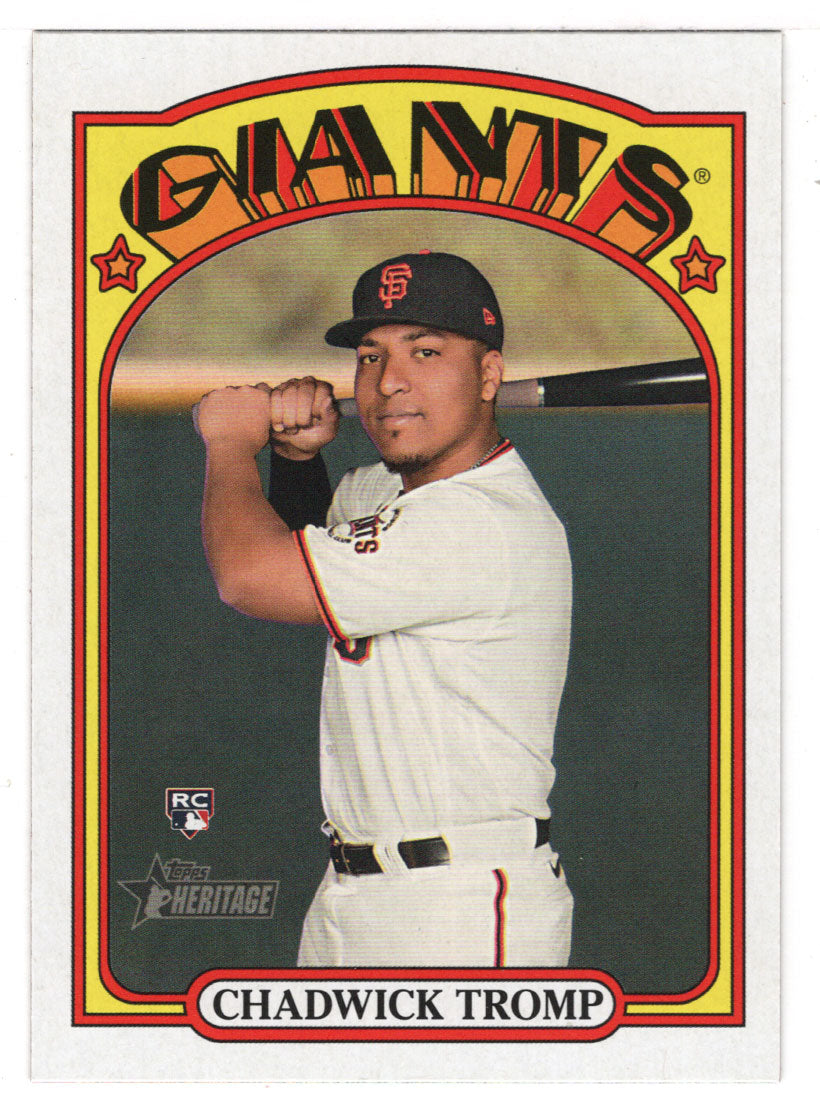 Chadwick Tromp RC - San Francisco Giants (MLB Baseball Card) 2021 Topps Heritage # 631 Mint