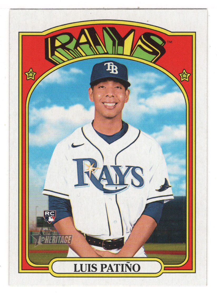 Luis Patino RC - Tampa Bay Rays (MLB Baseball Card) 2021 Topps Heritage # 632 Mint