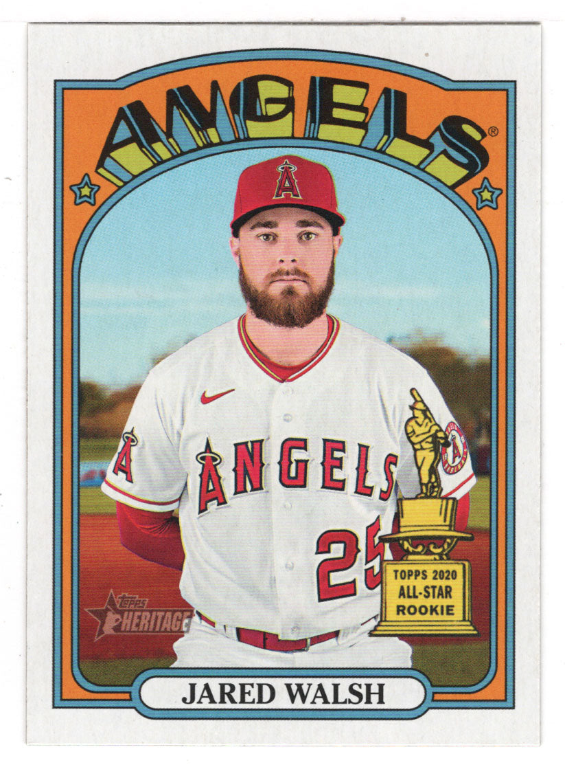 Jared Walsh - Los Angeles Angels (MLB Baseball Card) 2021 Topps Heritage # 636 Mint