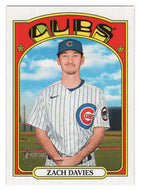 Zach Davies - Chicago Cubs (MLB Baseball Card) 2021 Topps Heritage # 643 Mint