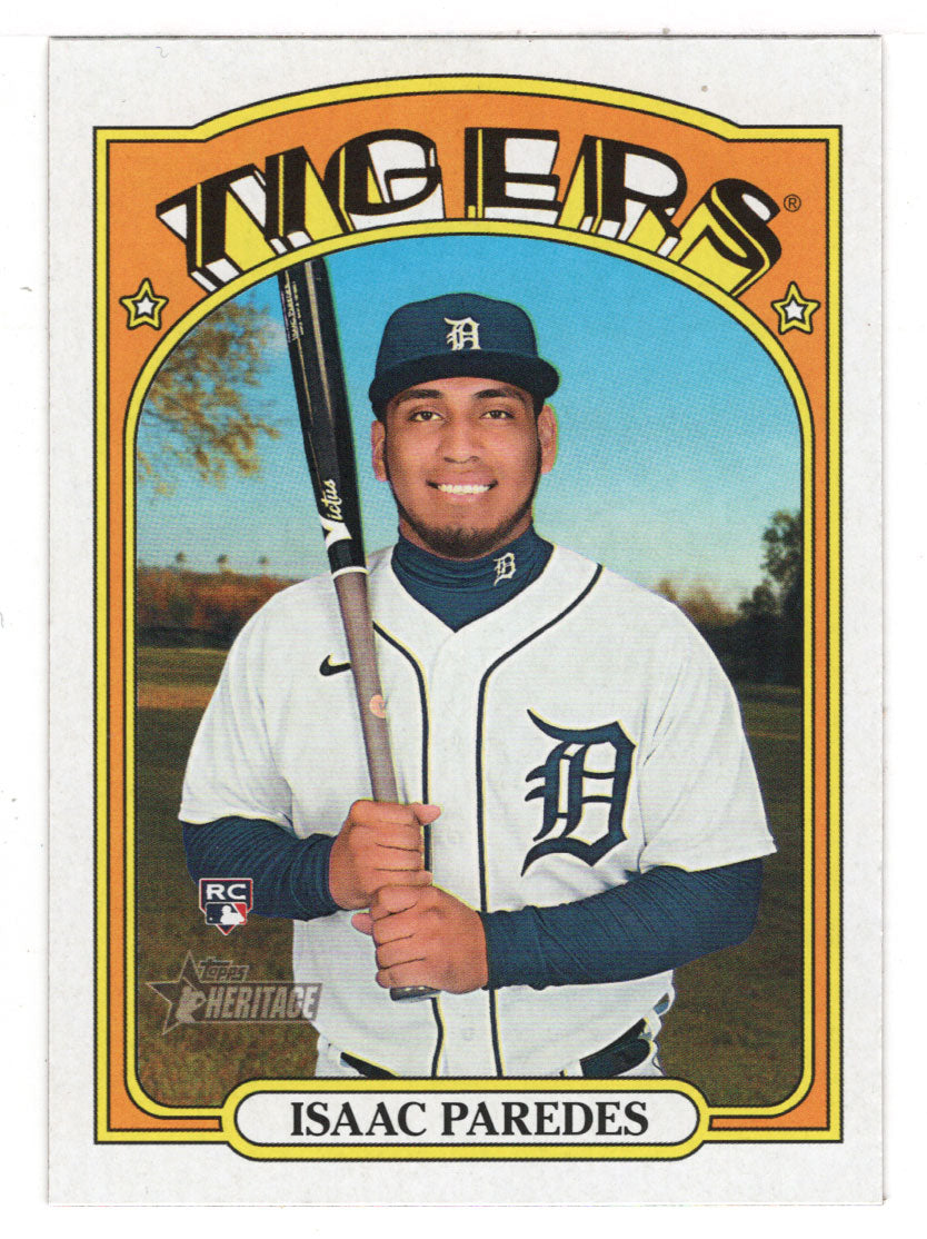 Isaac Paredes RC - Detroit Tigers (MLB Baseball Card) 2021 Topps Heritage # 648 Mint