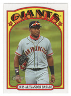 Luis Alexander Basabe RC - San Francisco Giants (MLB Baseball Card) 2021 Topps Heritage # 650 Mint