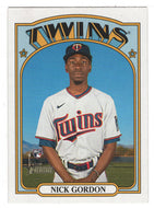 Nick Gordon RC - Minnesota Twins (MLB Baseball Card) 2021 Topps Heritage # 652 Mint
