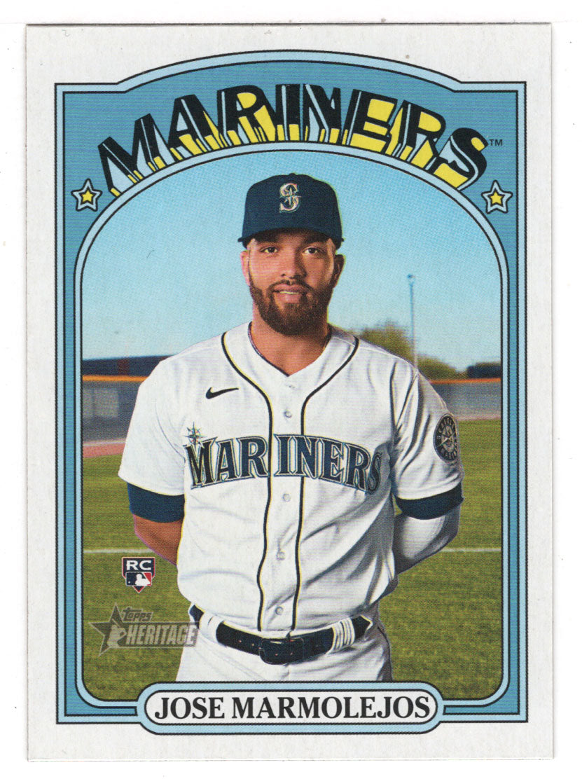 Jose Marmolejos RC - Seattle Mariners (MLB Baseball Card) 2021 Topps Heritage # 658 Mint
