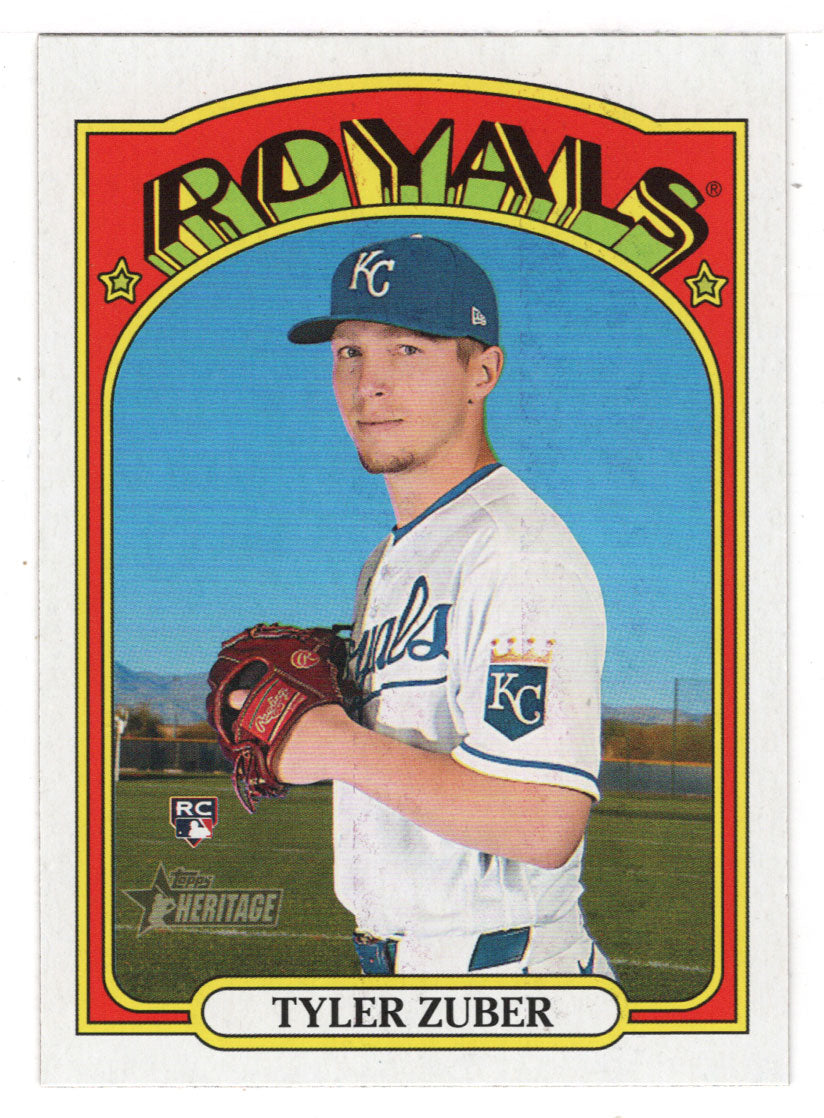 Tyler Zuber RC - Kansas City Royals (MLB Baseball Card) 2021 Topps Heritage # 659 Mint