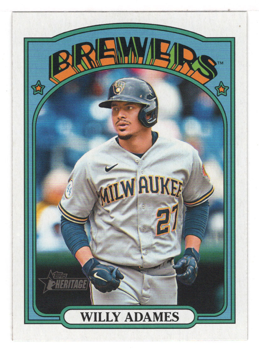 Willy Adames - Milwaukee Brewers (MLB Baseball Card) 2021 Topps Heritage # 662 Mint
