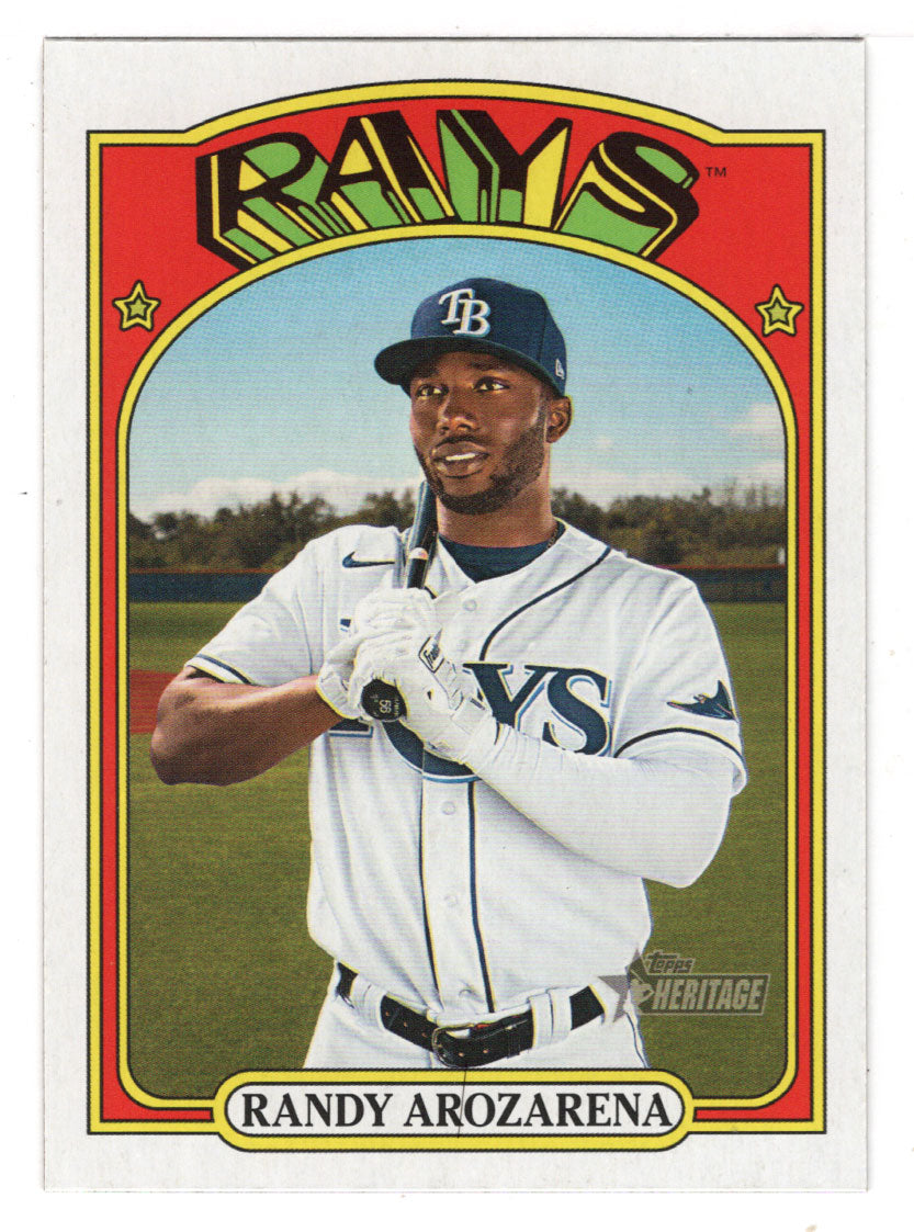 Randy Arozarena - Tampa Bay Rays (MLB Baseball Card) 2021 Topps Heritage # 663 Mint