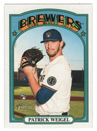 Patrick Weigel RC - Milwaukee Brewers (MLB Baseball Card) 2021 Topps Heritage # 674 Mint