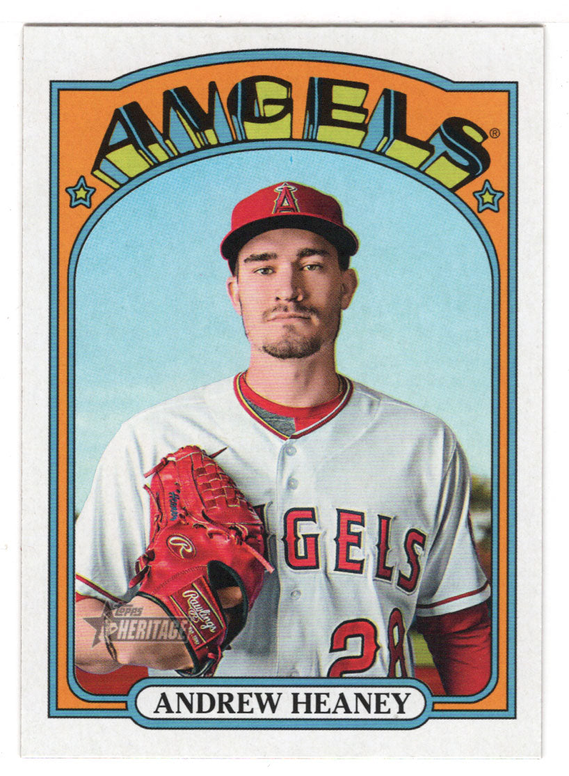 Andrew Heaney - Los Angeles Angels (MLB Baseball Card) 2021 Topps Heritage # 681 Mint