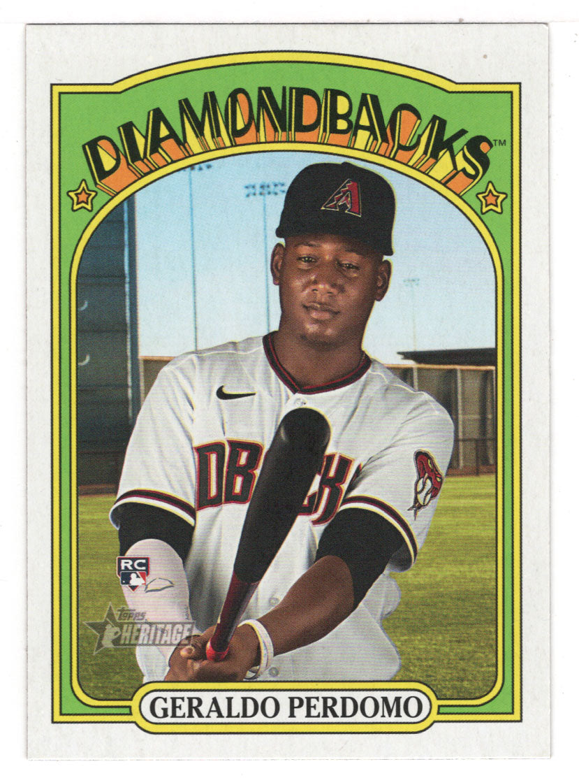 Geraldo Perdomo RC - Arizona Diamondbacks (MLB Baseball Card) 2021 Topps Heritage # 682 Mint