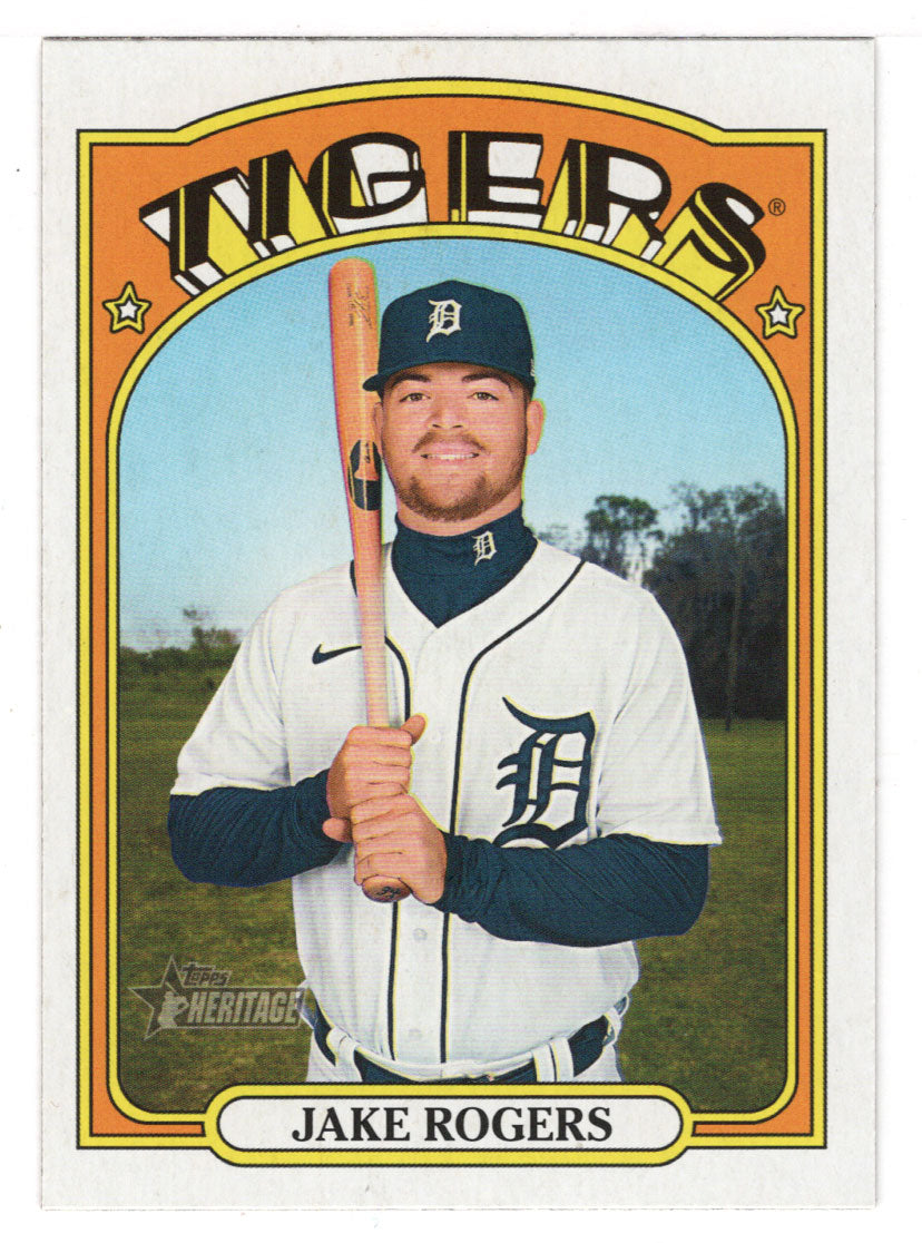 Jake Rogers - Detroit Tigers (MLB Baseball Card) 2021 Topps Heritage # 685 Mint