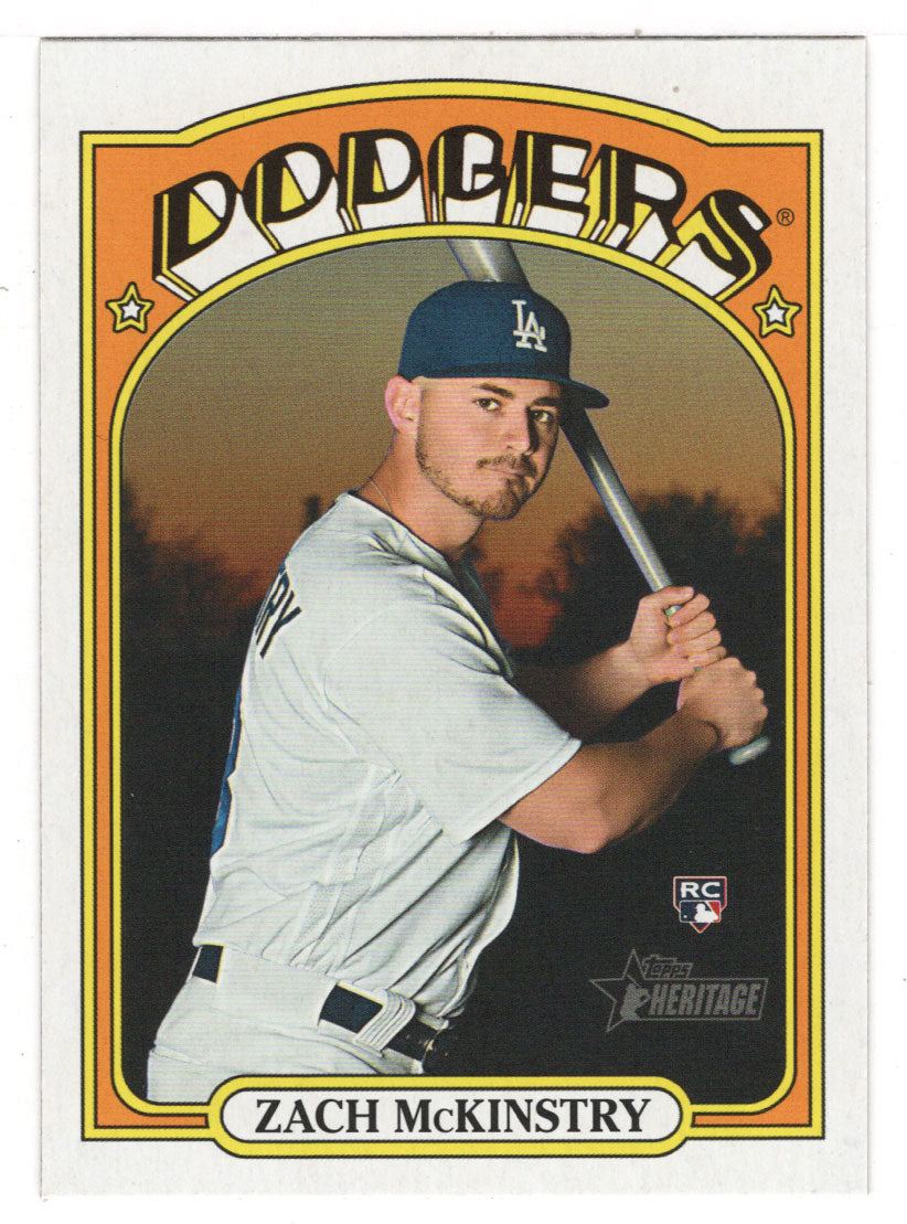 Zach McKinstry RC - Los Angeles Dodgers (MLB Baseball Card) 2021 Topps Heritage # 686 Mint