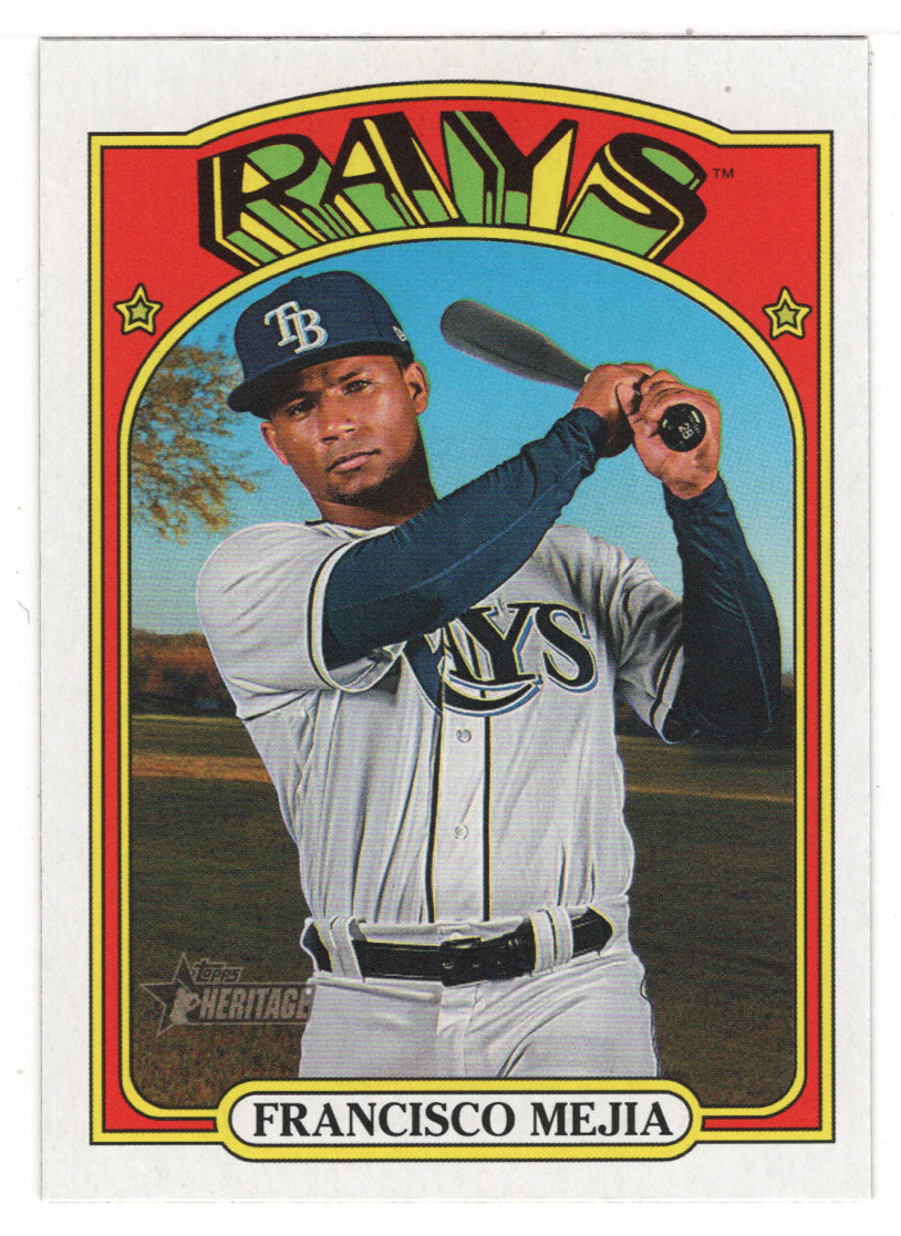 Francisco Mejia - Tampa Bay Rays (MLB Baseball Card) 2021 Topps Heritage # 690 Mint