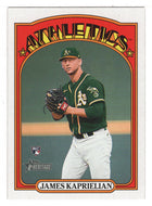 James Kaprielian RC - Oakland Athletics (MLB Baseball Card) 2021 Topps Heritage # 696 Mint