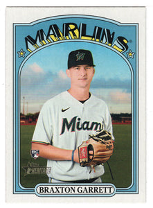 Braxton Garrett RC - Miami Marlins (MLB Baseball Card) 2021 Topps