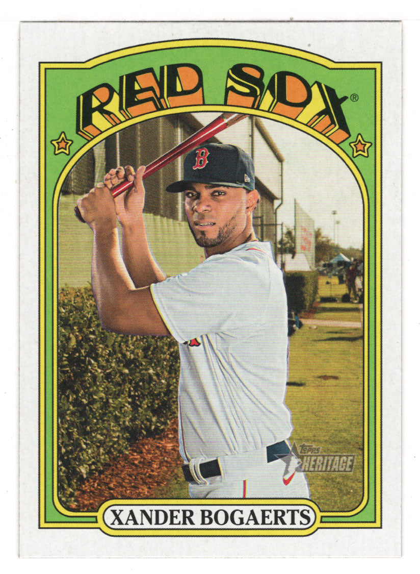 Xander Bogaerts - Boston Red Sox (MLB Baseball Card) 2021 Topps Heritage # 700 Mint