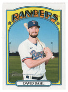 David Dahl - Texas Rangers - SP (MLB Baseball Card) 2021 Topps Heritage # 710 Mint