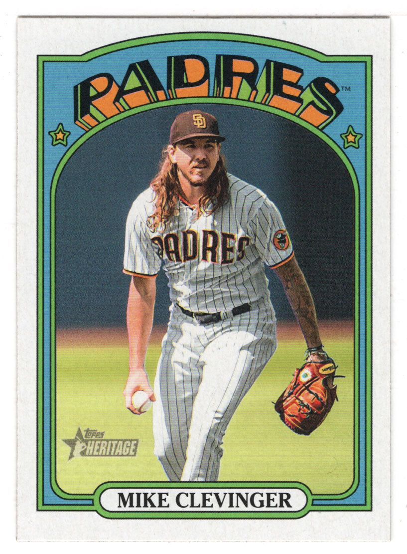 Mike Clevinger - San Diego Padres - SP (MLB Baseball Card) 2021 Topps Heritage # 722 Mint