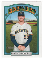 Brandon Woodruff - Milwaukee Brewers - SP (MLB Baseball Card) 2021 Topps Heritage # 723 Mint