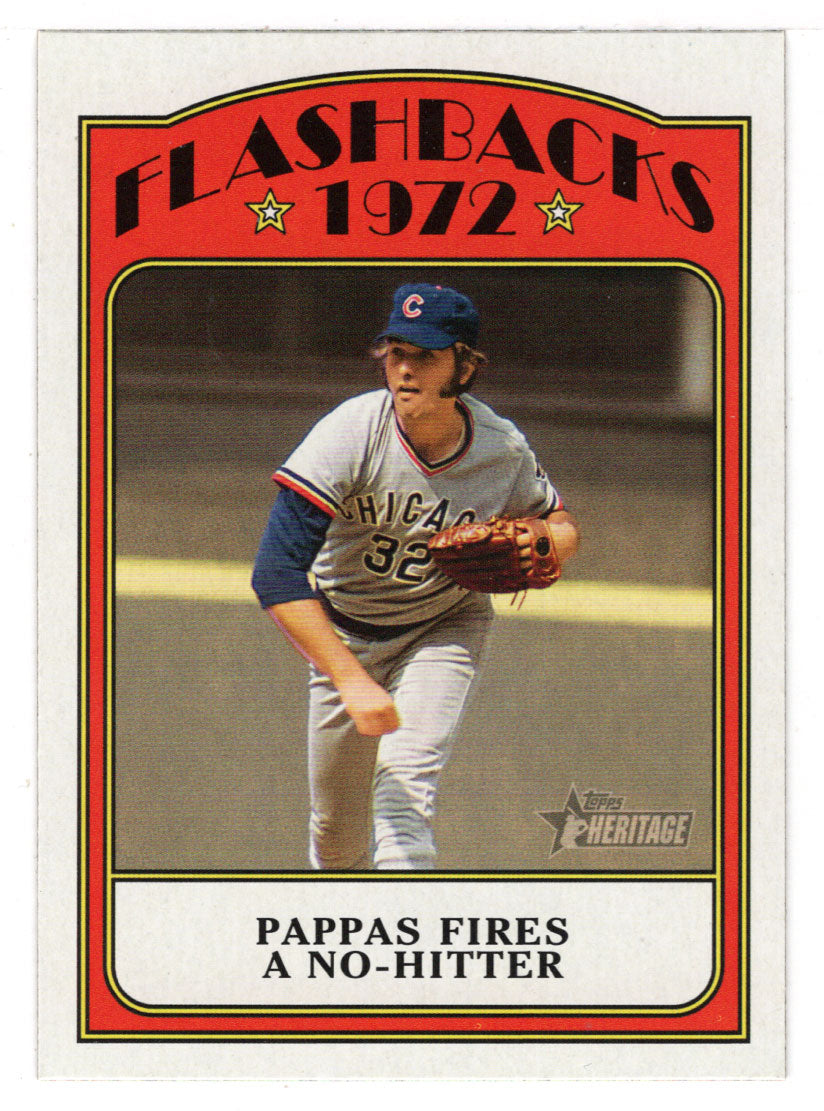 Milt Pappas - Chicago Cubs (MLB Baseball Card) 2021 Topps Heritage - 1972 Flashbacks # BFB-MP Mint
