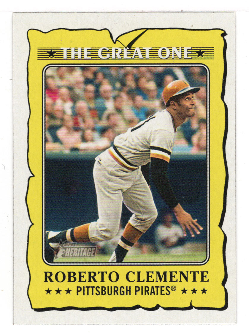 Roberto Clemente - Pittsburgh Pirates (MLB Baseball Card) 2021 Topps Heritage - The Great One # GO-8 Mint