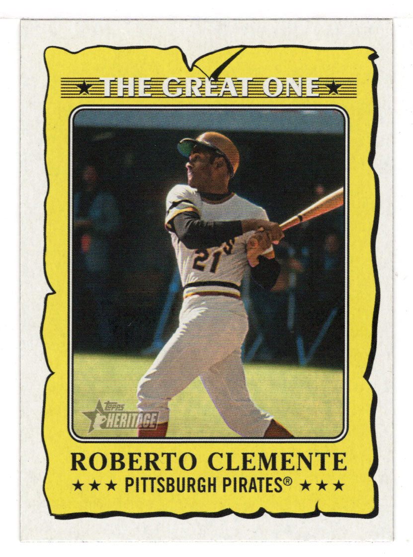 Roberto Clemente - Pittsburgh Pirates (MLB Baseball Card) 2021 Topps Heritage - The Great One # GO-14 Mint