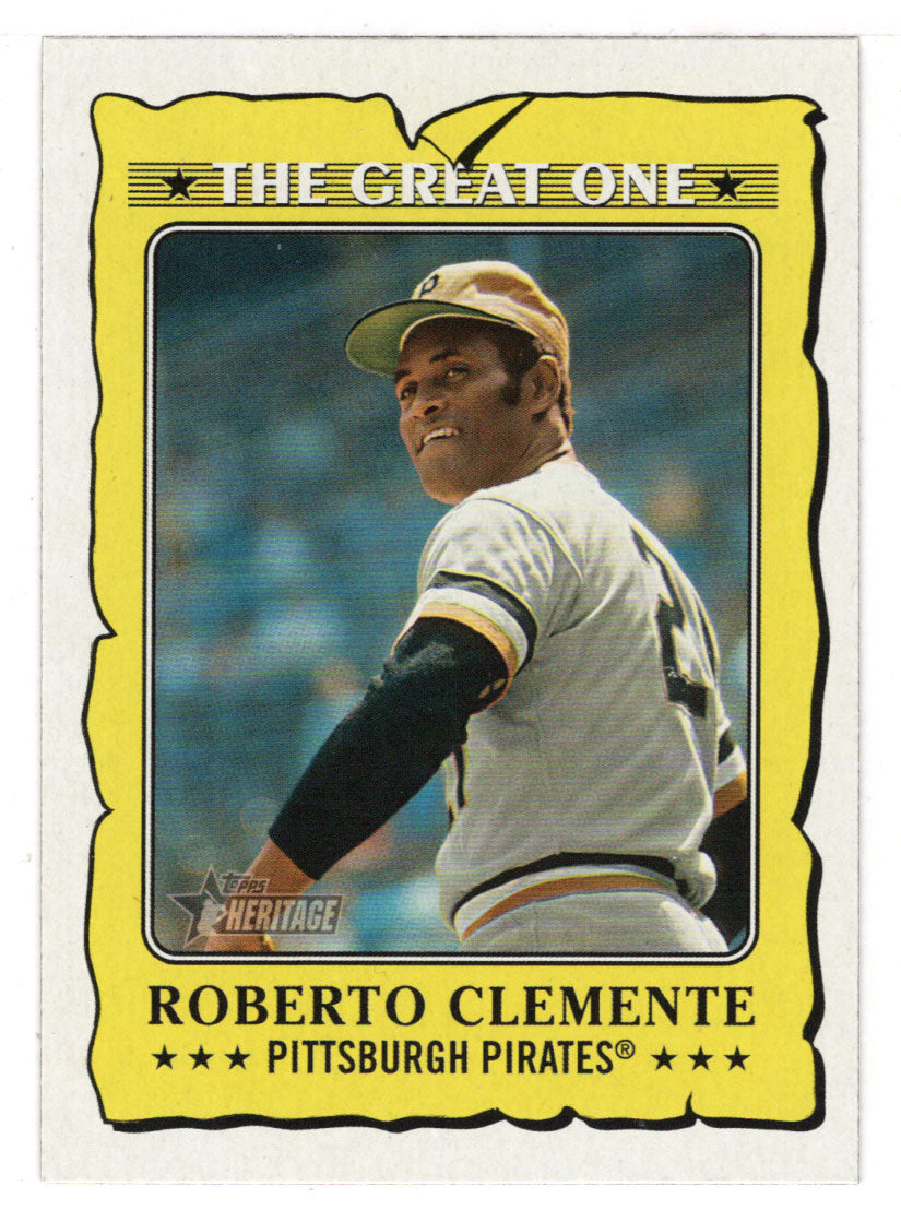 Roberto Clemente - Pittsburgh Pirates (MLB Baseball Card) 2021 Topps Heritage - The Great One # GO-21 Mint