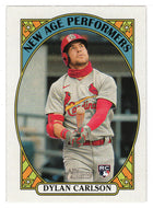 Dylan Carlson - St. Louis Cardinals (MLB Baseball Card) 2021 Topps Heritage - New Age Performers # NAP-25 Mint